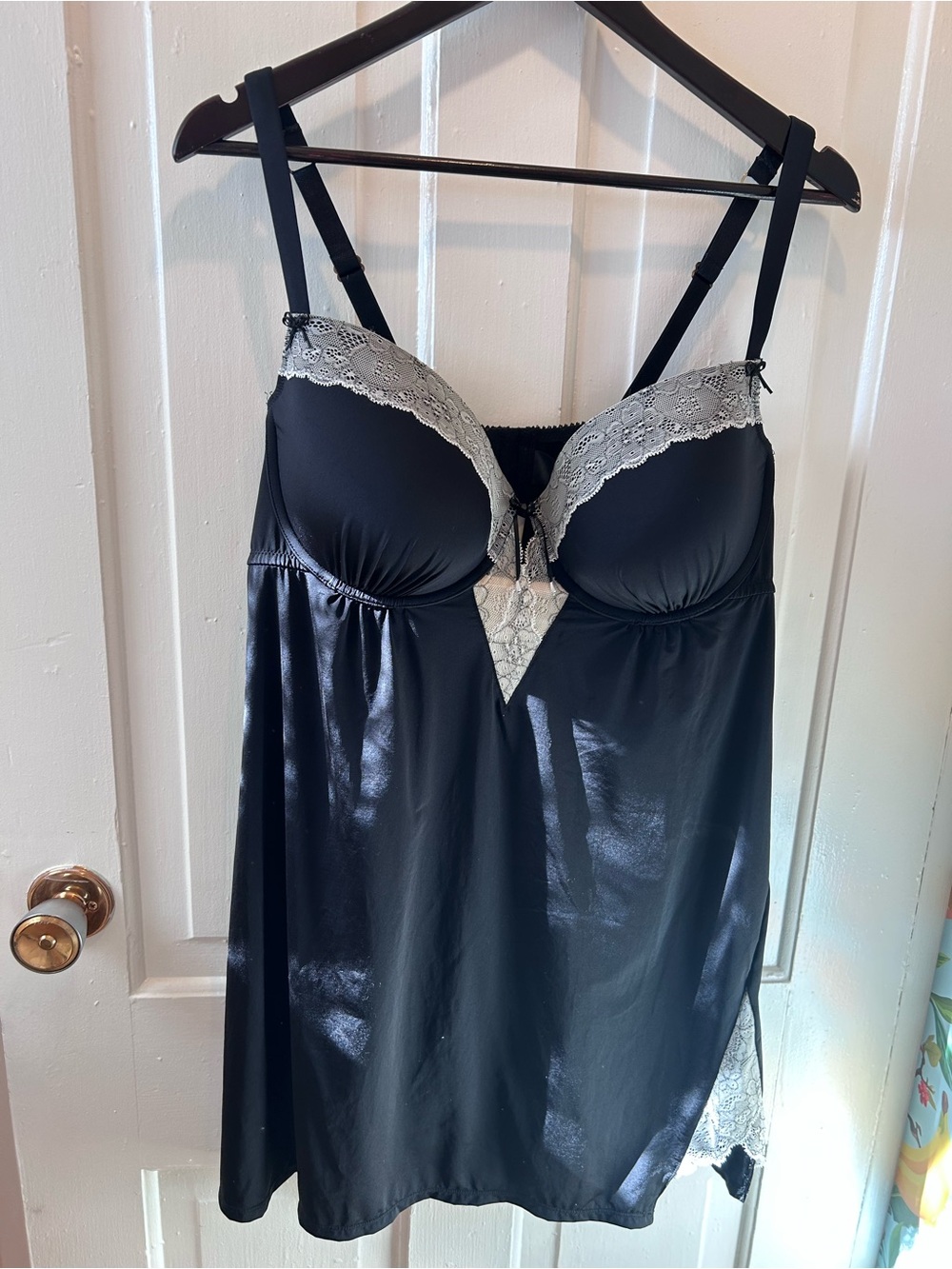 Black chemise babydoll by Ashley Graham size 2XL